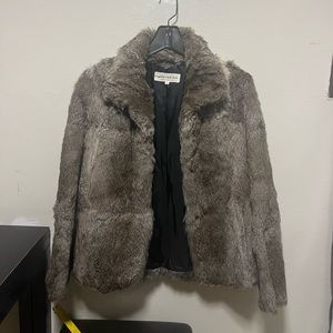 Vintage rabbit fur coat